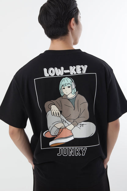 Oversized Audio Boy Black | Low-Key Junky